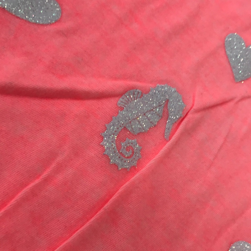 Justice tank see horse neon pink glitter 14 new - Picture 2 of 5